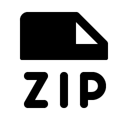 file zip fill icon