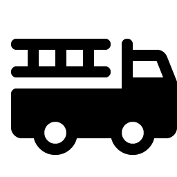 fire truck fill icon