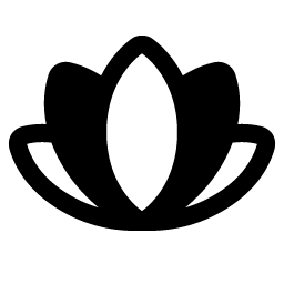flower lotus fill icon