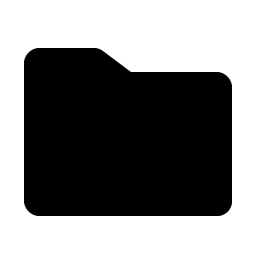 folder simple fill icon