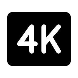 four k fill icon