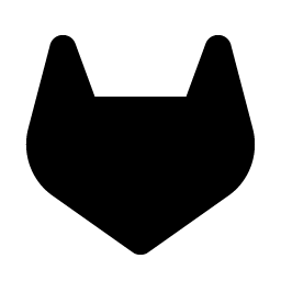 gitlab logo simple fill icon