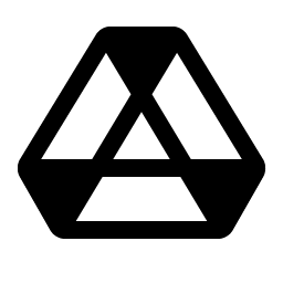 google drive logo fill icon