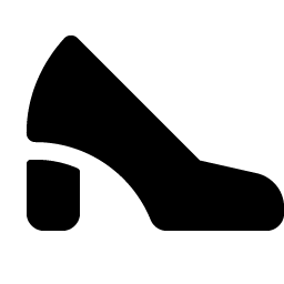 high heel fill icon