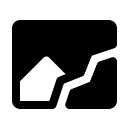 image broken fill icon