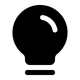 lightbulb fill icon