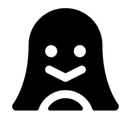 linux logo fill icon