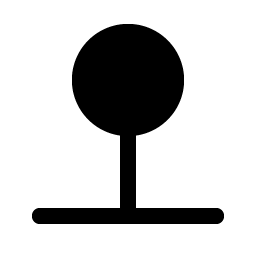 map pin simple line fill icon