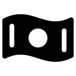 money wavy fill icon