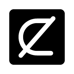 not subset of fill icon