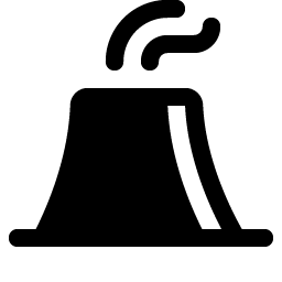 nuclear plant fill icon