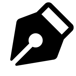 pen nib fill icon