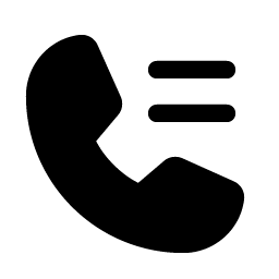 phone list fill icon