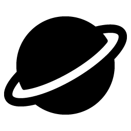 planet fill icon