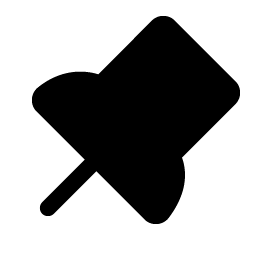 push pin fill icon