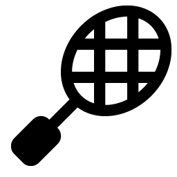 racquet fill icon