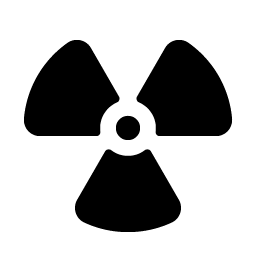 radioactive fill icon