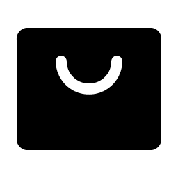shopping bag fill icon