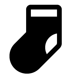 sock fill icon