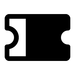 ticket fill icon