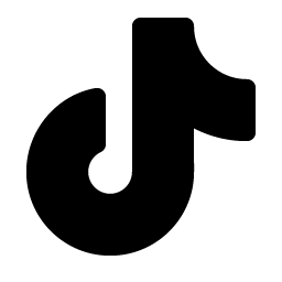 tiktok logo fill icon
