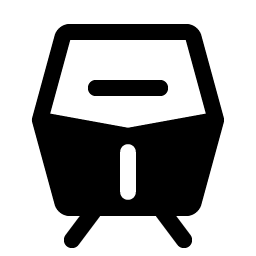 train regional fill icon