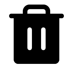 trash fill icon