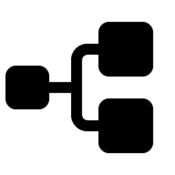 tree structure fill icon