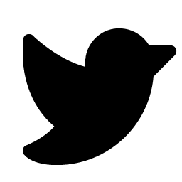 twitter logo fill icon