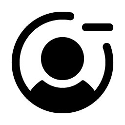 user circle minus fill icon