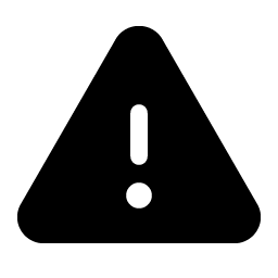 warning fill icon