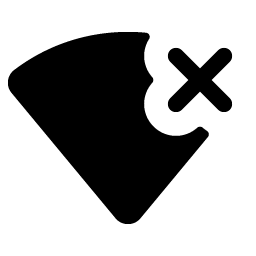 wifi x fill icon