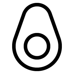 avocado light icon