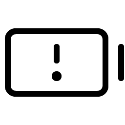 battery warning light icon