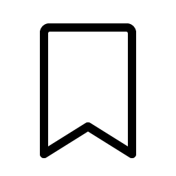 bookmark simple light icon
