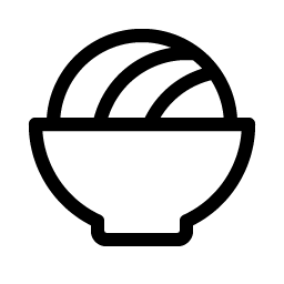 bowl food light icon