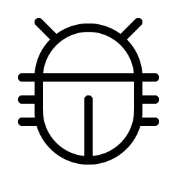 bug beetle light icon
