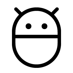 bug droid light icon