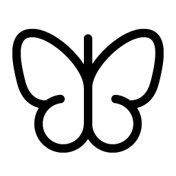 butterfly light icon