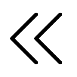 caret double left light icon