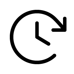 clock clockwise light icon