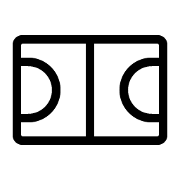 court basketball light icon