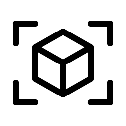 cube focus light icon