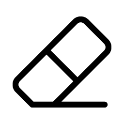 eraser light icon