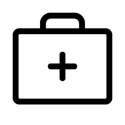 first aid kit light icon