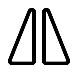 flip horizontal light icon