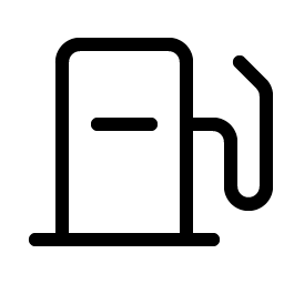 gas pump light icon