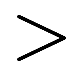 greater than light icon