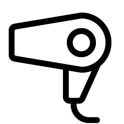 hair dryer light icon