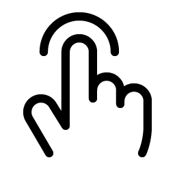 hand tap light icon